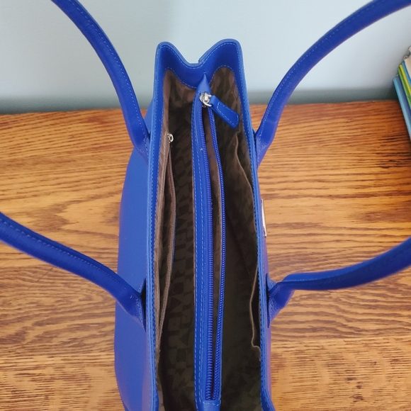 Furla Royal Blue Leather Satchel - Picture 7 of 8